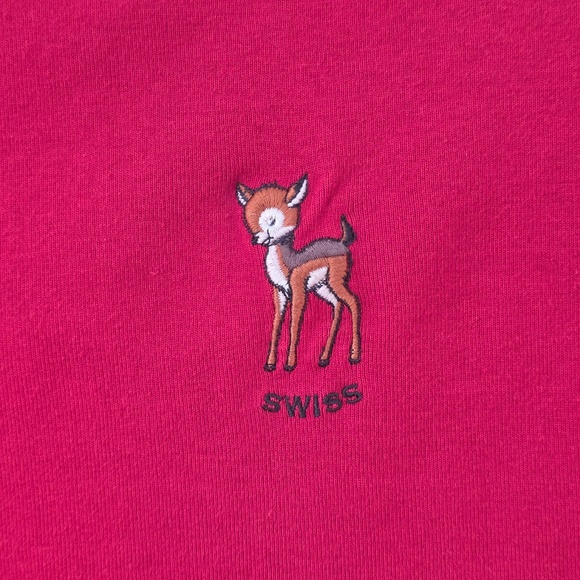 Pacsun John Galt Swiss Deer Cropped T-Shirt - Picture 2 of 4